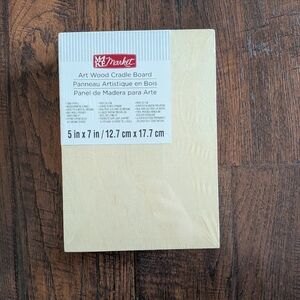 Make Market Art Wood Cradle Board 5x7